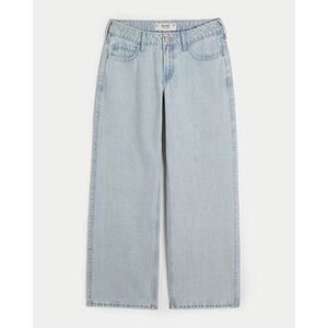 Hollister Low-Rise Baggy Jeans, Light Wash, 4R/27R